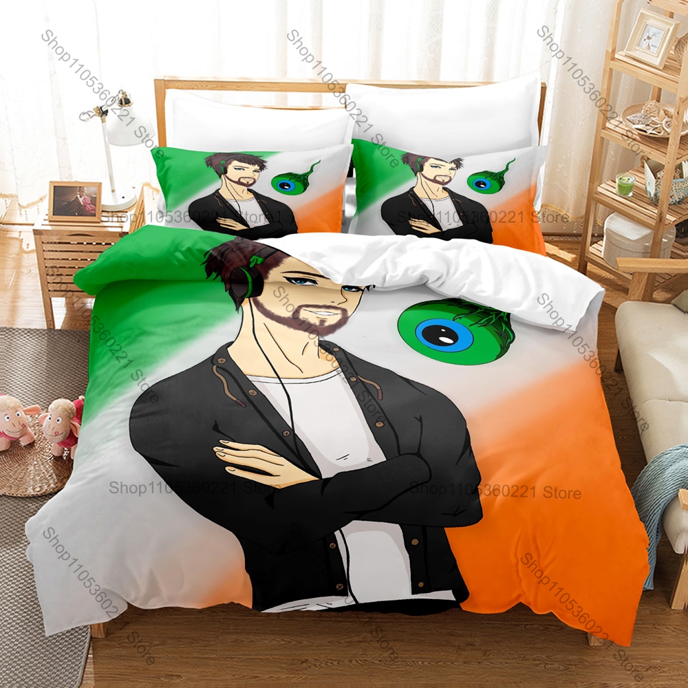 Jacksepticeye Bedding Set Duve - 3D Printing Youtubers บทวิจารณ์และราคา