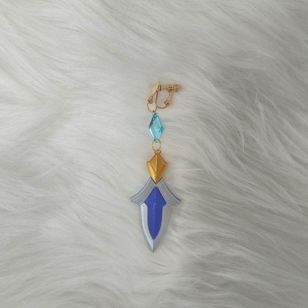 NEW Genshin Impact Lohen Cospl - 3D Printing Earrings บทวิจารณ์และราคา