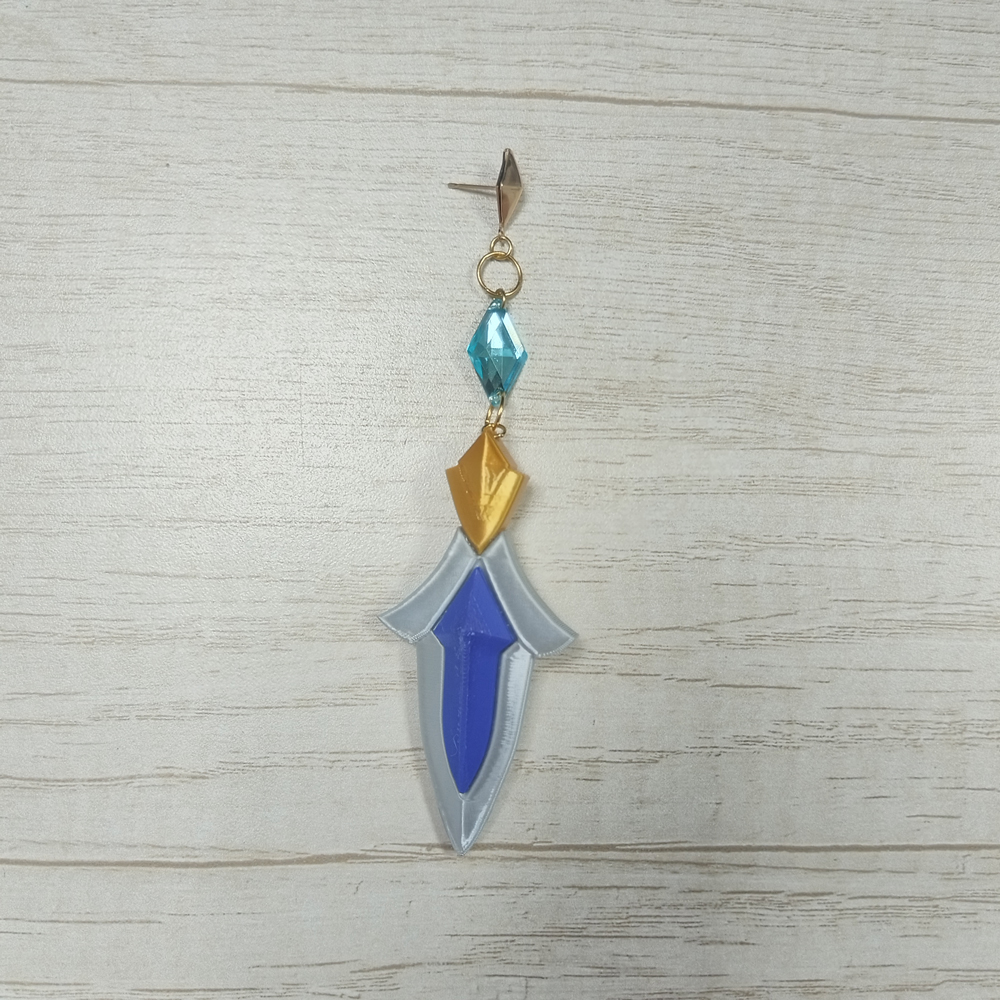 NEW Genshin Impact Lohen Cospl - 3D Printing Earrings บทวิจารณ์และราคา