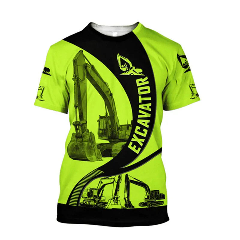 Excavator 3D Print T-shirt For - 3D Printing Nerd บทวิจารณ์และราคา