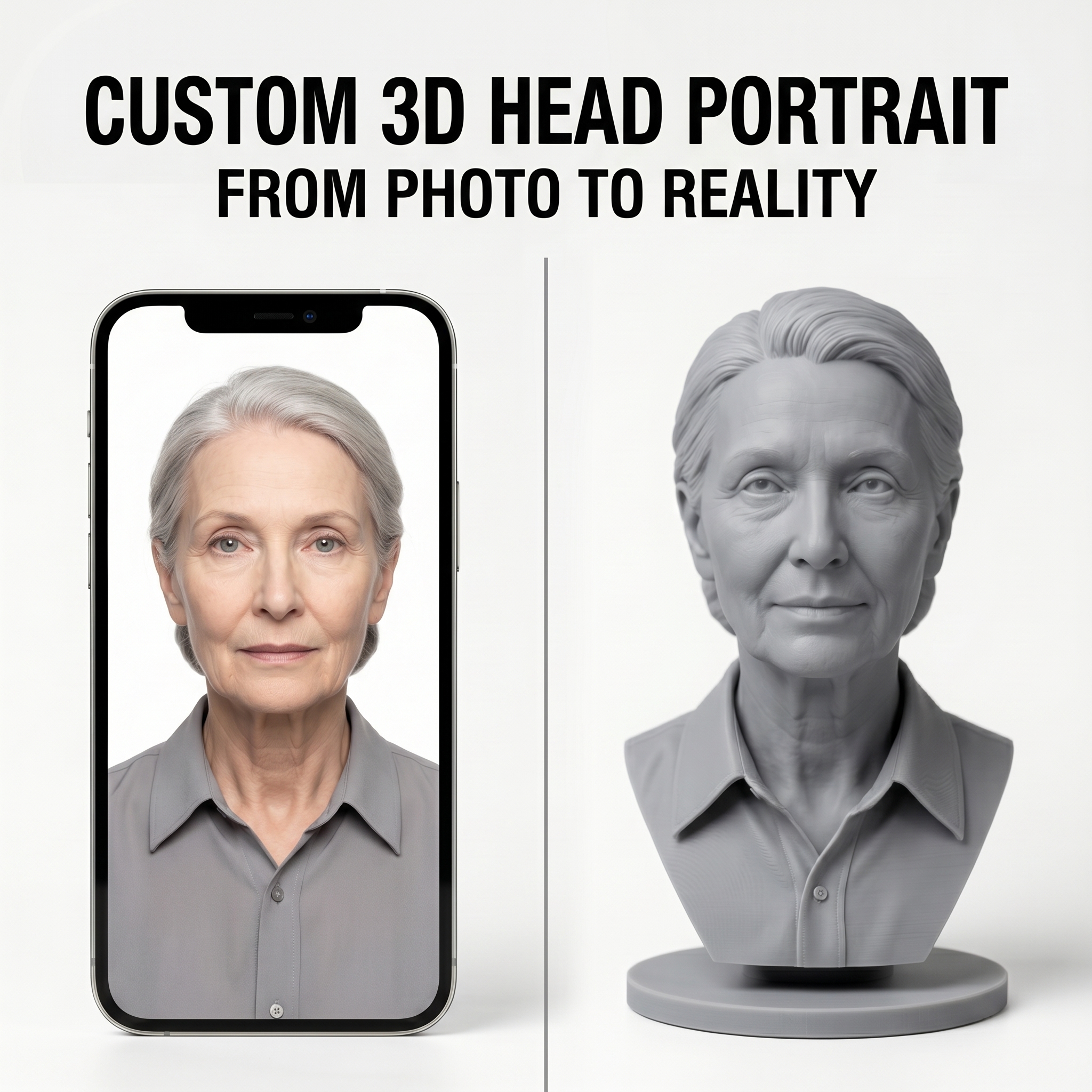 Custom 3D Bust Figurine, Perso - 3D Printing Jobs บทวิจารณ์และราคา